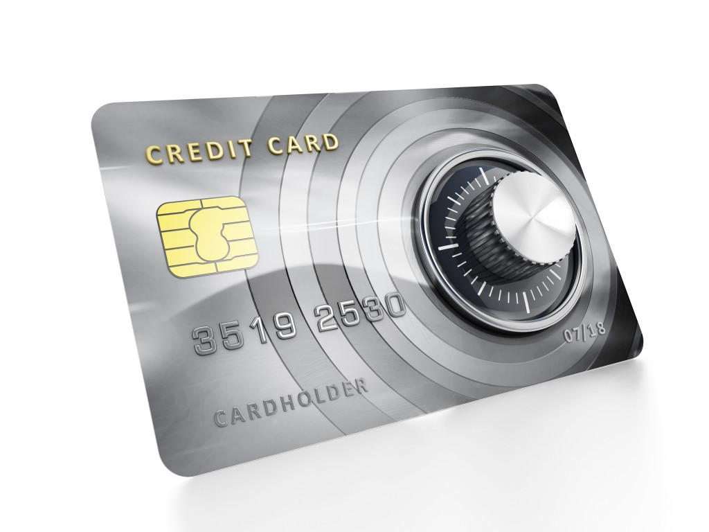 Credit card with lock Wallit